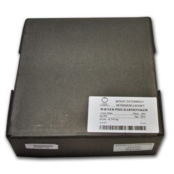 Silver Austrian Philharmonic 500 Coin Box (empty)