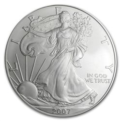 2007 Silver American Eagle - MS-70 PCGS - Registry Set