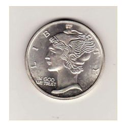 1 oz Silver Mercury Head Dime .999 Fine