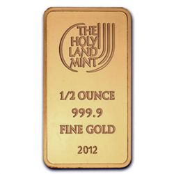 1/2 oz Dove of Peace Gold Bar and Gold Pendant