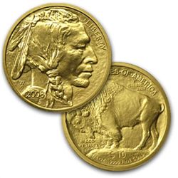 2008-W 1/4 oz Uncirculated Gold Buffalo (w/Box &amp; Co