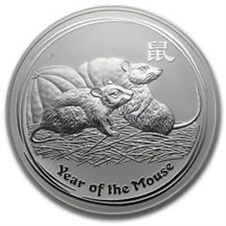 2008 1 Kilo Silver Australian Year of the Mouse Coin (S
