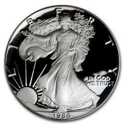 1986-S (Proof) Silver American Eagle PR-70 PCGS Registr