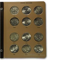 Peace Dollar - BU Dansco Album Set - 23 Coins