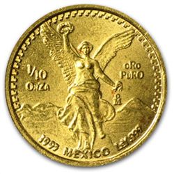 1993 1/10 oz Gold Mexican Libertad (Brilliant Uncircula