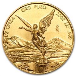 2002 1/2 oz Gold Mexican Libertad (Brilliant Uncirculat