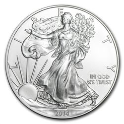 2014 1 oz Silver Eagle in Graduation Design Harris Hold