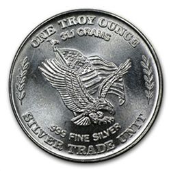 1 oz U.S. Assay Office Silver Round .999 Fine