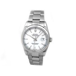 Rolex Stainless Steel Oyster Perpetual Datejust Watch