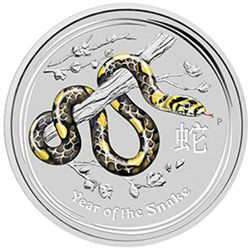 2013 Year of the Snake Gemstone Eye - 1 Kilo Silver Col