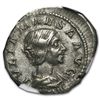 Roman Silver Denarius of Julia Maesa (218-224/5AD) NGC