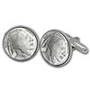 Silver Buffalo Cuff Link &amp; Tie Pin Set