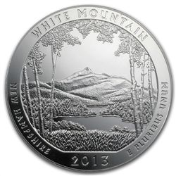 2013 5oz Silver ATB - White Mountain MS-69 DMPL(FS) PCG