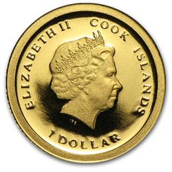 Cook Islands 2013 $1 Resignation of Pope Benedict XVI