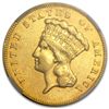Image 1 : 1861 $3 Gold Princess - AU Details NGC (Harshly Cleaned