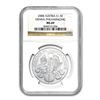 Image 1 : 2008 1 oz Silver Austrian Philharmonic MS-69 NGC