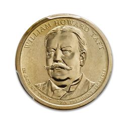 2013-P William H. Taft Position A Presidential Dollar M