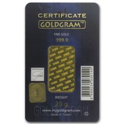 20 gram Istanbul Gold Refinery Bar (In Assay) .9999 Fin