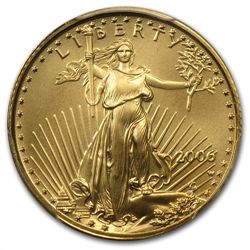 2006-W 1/10 oz Gold American Eagle MS-70 PCGS - West Po