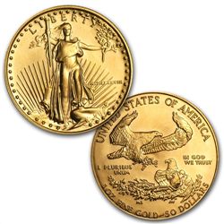 1988 4-Coin Gold American Eagle Brilliant Uncirculated
