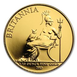 2013 1/10 oz Gold Britannia