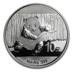 2014 1 oz Silver Chinese Panda (In Capsule)