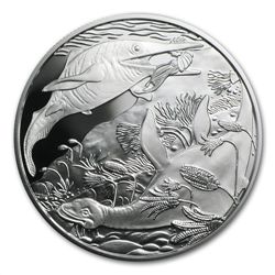 2013 Triassic "Life In The Water" 20 Euro Silver Coin A