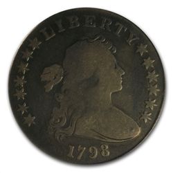 1798 Draped Bust - Heraldic Eagle - Good-4 PCGS