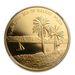 2012 Israel Sea of Galilee 1/2 oz Gold Coin PF-69 UCAM