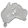 Image 1 : 2013 1 oz Silver Australian Platypus - Australian Map S