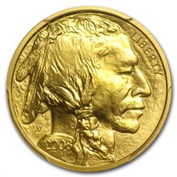 2008-W 1/4 oz Gold Buffalo MS-69 PCGS (Black Diamond)