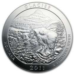 2011 5 oz Silver ATB Glacier MS-69 DMPL (FS) - John Mer