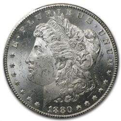 1880-CC Morgan Dollar - 8/Low 7 MS-63 PCGS