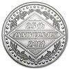 Image 1 : 2014 1 oz 25th Anniversary Silver Round (w/Box &amp; Ca
