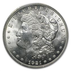 1921-D Morgan Dollar - MS-65+ Plus PCGS - CAC