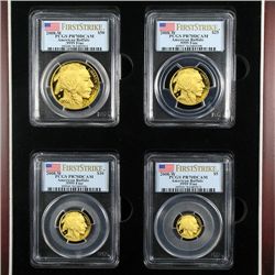 2008-W 4-Coin Gold Buffalo Set PR-70 PCGS (FS) Registry