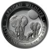 2014 1 oz Silver Somalian Elephant (High Relief) PF-70