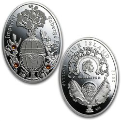 Niue Proof Silver $1 Imperial Faberge Eggs Series - 9 C