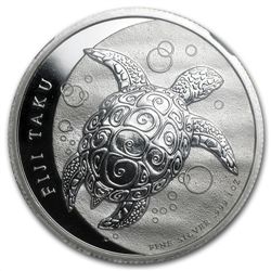 2013 1 oz Silver $2 Fiji Taku Fine MS-70 NGC Early Rele