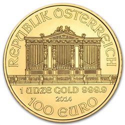 2014 1 oz Gold Austrian Philharmonic