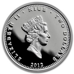 2012 1 oz Silver Niue Friends Kitten Collection - Kurli