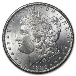 1882-CC Morgan Dollar MS-63 PCGS - GSA Certified