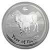 Image 1 : 2009 1 kilo (32.15 oz) Silver Year of the Ox Coin (SII)