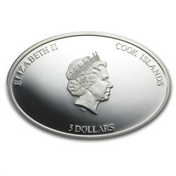 Cook Islands 2013 Proof Silver $5 SS Republic 1853-1865