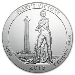 2013-P 5 oz Silver ATB - Perry's Victory SP-69 (FS) PCG