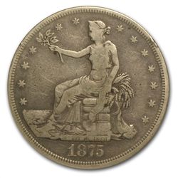 1875-CC Trade Dollar - Fine-12 NGC