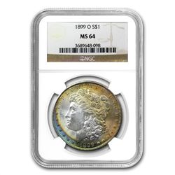 1878-1904 Morgan Dollars - MS-64 NGC - Beautifully Tone