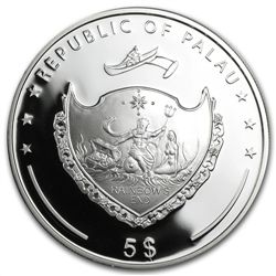 Palau Proof Silver $5 My Bears - Lovely and Cuddly - 2
