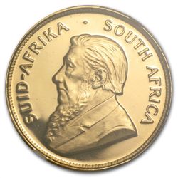 1988-GRC 1/2 oz Gold South African Krugerrand PF-68 UCA