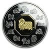 Image 1 : 2003 1 oz Silver Canadian Proof Year of the Sheep (Box